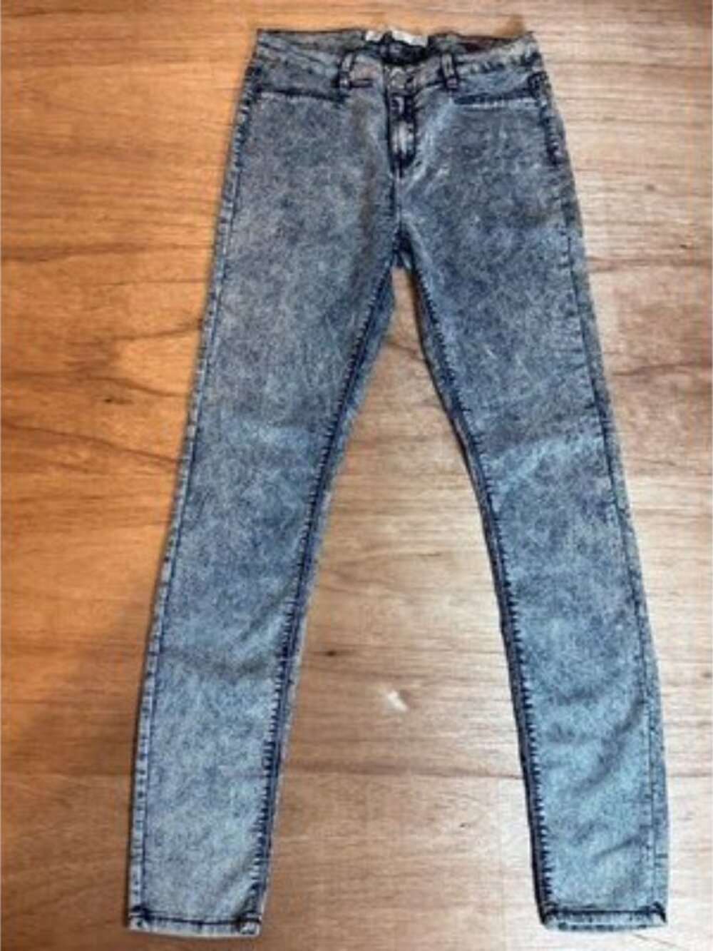 Zara Trafaluc Acid Wash Jeggings Skinny Jeans Size 6